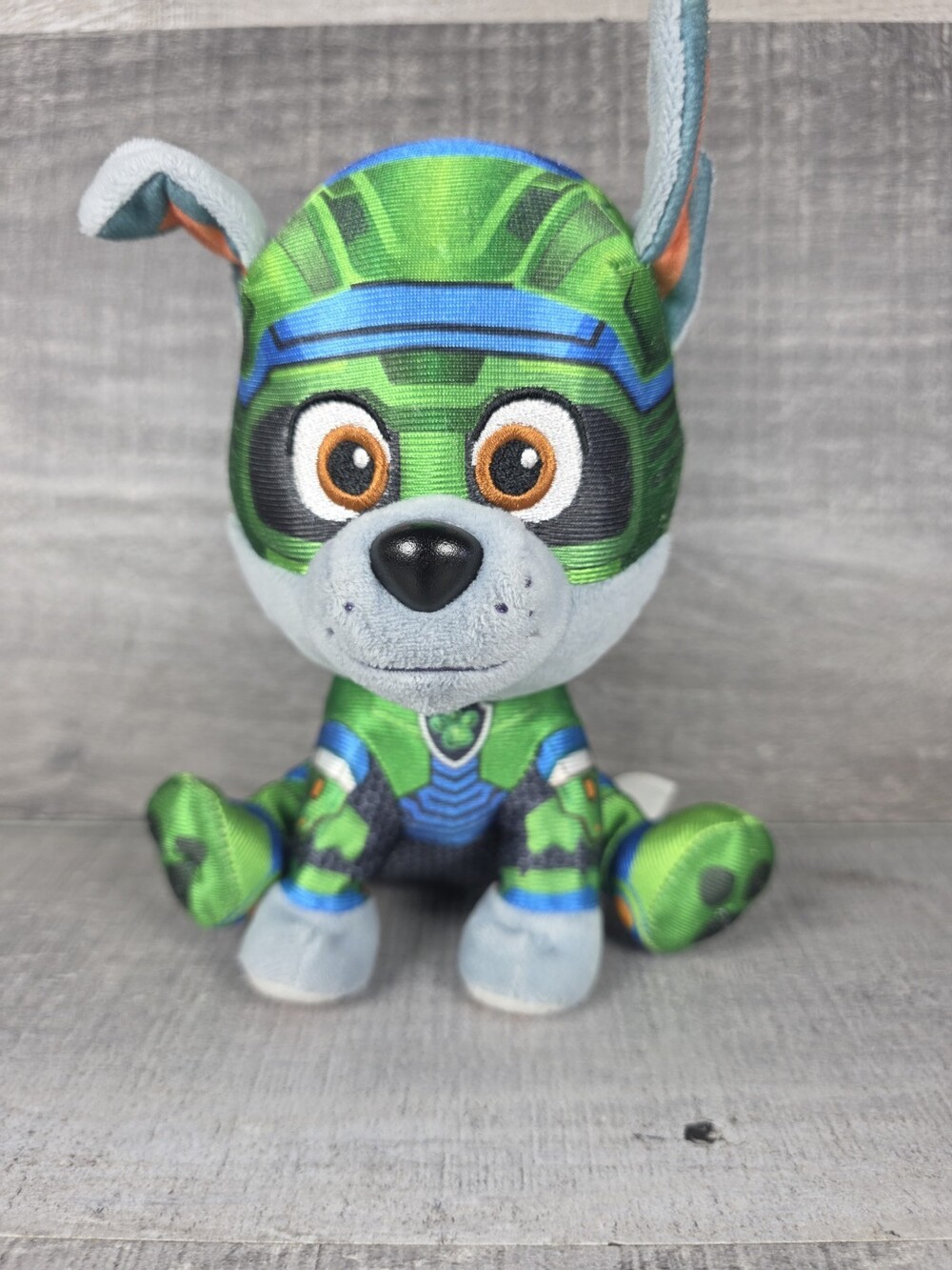 Paw Patrol The Mighty Movie Plush Rocky 7” Toy Gund Nickelodeon Stuffed Toy g73